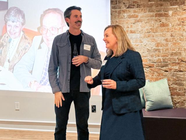 Alumni from Geography gathered for the their 80th Anniversary.