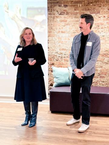 Alumni from Geography gathered for the their 80th Anniversary.