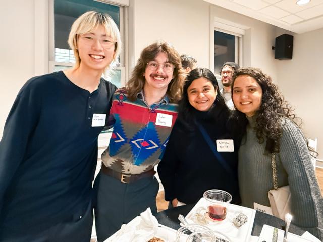 Alumni from Geography gathered for the their 80th Anniversary.