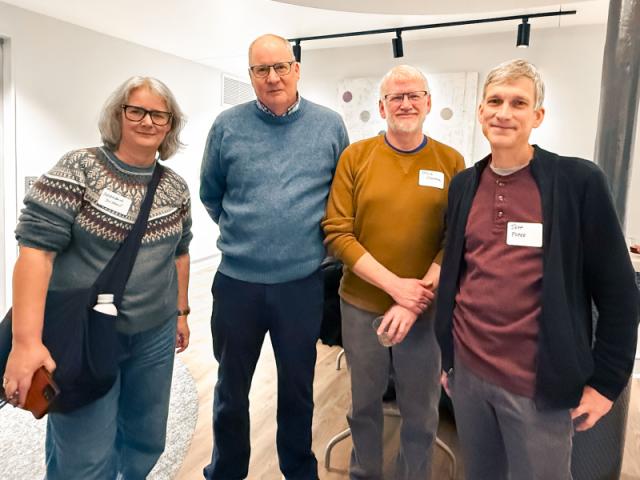 Alumni from Geography gathered for the their 80th Anniversary.